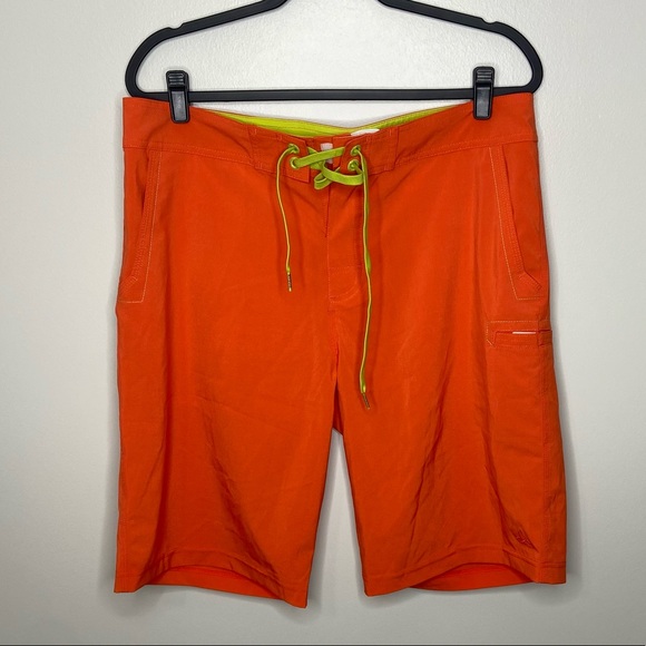 Prana Other - PRANA UPF 50+ Swimsuit Board Shorts Orange 34